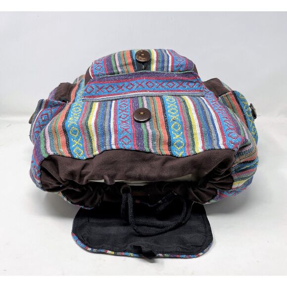 Multi Color Large Backpack Multi pockets Overnight bag - Picture 4 of 5